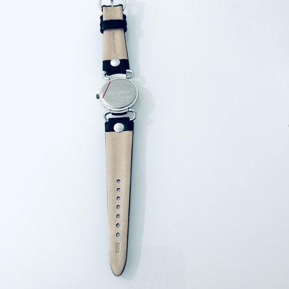 BRIGHTON BLACK LEATHER BANDING WOMEN’S WATCH BR 5007 - Picture 4 of 8